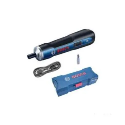 Parafusadeira a Bateria GO Bivolt Azul Bosch | R$126