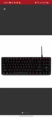 TECLADO GAMER DAZZ ALPHA RED SWIT GATEROM | R$180