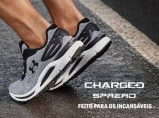 2 Pares - Tênis Under Armour Charged Spread - Masculino | R$ 236