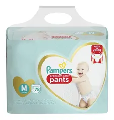 Fralda Pants Premium Care Pampers M 78 Unidades