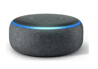 Echo Dot (3ª Geração) Smart Speaker com Alexa, Preta