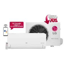 Ar Condicionado Split Hi Wall Inverter LG Dual Voice 9000 BTU/h Frio S4UQ09AA31B.EB2GAMZ - 220 Volts