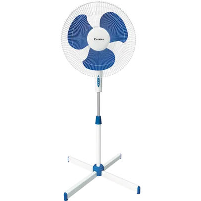 [AME R$48] Ventilador de Coluna Catrina Pedestal  Branco Azul 3 Velocidades