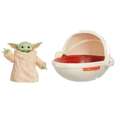 Boneco Grogu Baby Yoda Oly Mando Star Wars Hasbro F4050 com Acessório