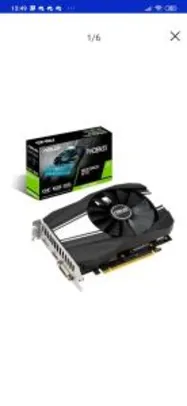 Placa de vídeo Asus GeForce GTX 1660 Super 6GB 192Bit | R$1889