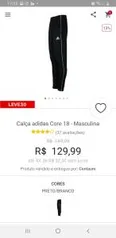 Calça Masculina Adidas Core 18