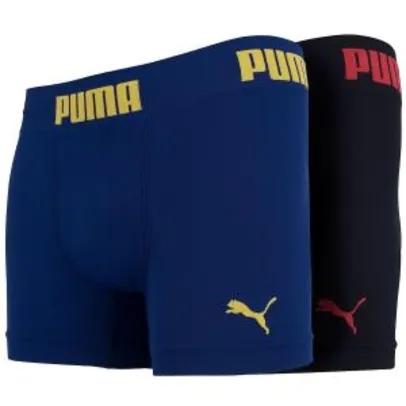 [APP] Kit de Cuecas Boxer sem Costura Puma com 2 Unidades - Adulto - R$42