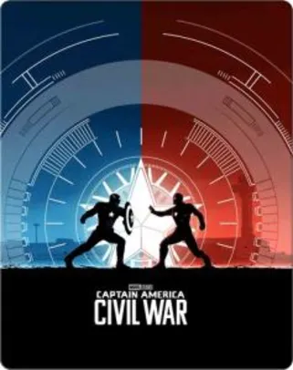 Steelbook Blu-ray Capitão América: Guerra Civil - R$54,90