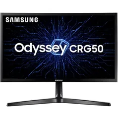 Monitor Gamer Curvo Samsung Odyssey 24" LC24RG50FQLMZD HDMI 4ms 144hz AMD Free Sync | R$1199