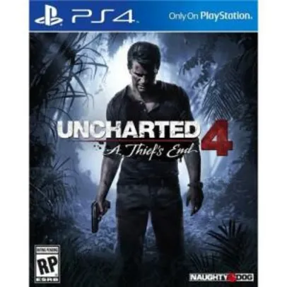 PS4 - Uncharted 4: A Thief`s End R$22