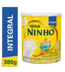  Leite em pó ninho integral/ instantâneo lata 380g