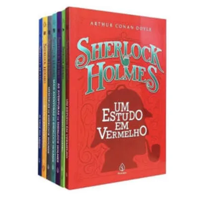 Kit 7 livros Sherlock Holmes