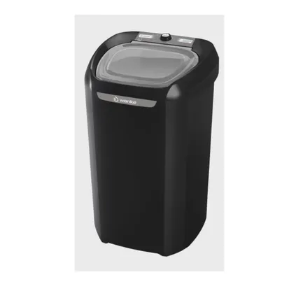 Lavadora de Roupas Semiautomática Premium - 20 Kg - Black - Wanke - 110V