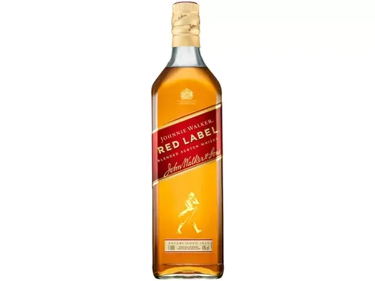 [LEVE 5 PAGUE 4] Whisky Johnnie Walker Red Label Escocês 1L