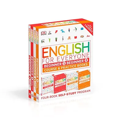 English for Everyone: Beginner Box Set: Course and Practice Books Four-Book Self-Study Program