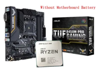 Amd ryzen 5 3600 R5 3600 cpu + asus tuf b450m pro gaming | R$ 1471