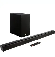 [ APP ] Soundbar JBL Cinema SB160, Bluetooth, 110W, Subwoofer Wireless, 2.1 Canais - JBLSB160BLKBR | R$971