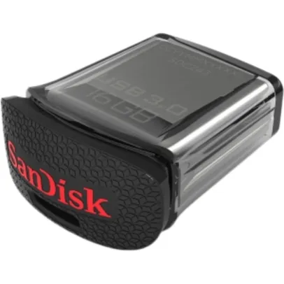 Pen Drive SanDisk Ultra Fit USB 3.0 16GB - R$ 27,99