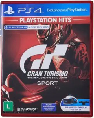 Gran Turismo Sport Hits - PlayStation 4 - R$62