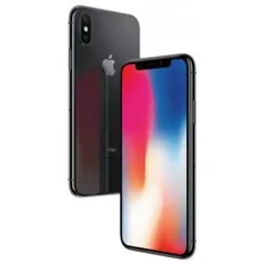 iPhone X 64GB Cinza Espacial Tela 5.8" iOS 11 4G Câm 12MP - Proc A11 Bionic - Apple