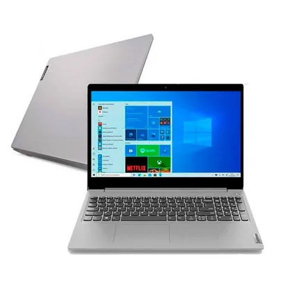 Notebook Lenovo, Intel Core i5 10210U, 8GB, 256GB SSD, Tela de 15,6" | R$3918
