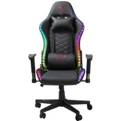 Cadeira Gamer Riotoro RGB, Spitfire X1S, Reclinável, Black, GC-30X1S | R$1.540