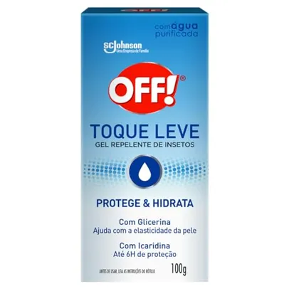 OFF! Repelente Toque Leve Gel com Glicerina e Icaridina 100g