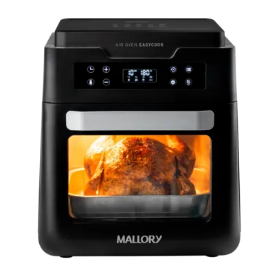 Saindo por R$ 479,01: Fritadeira Elétrica Mallory 12 Litros Air Oven EasyCook Preto | Pelando