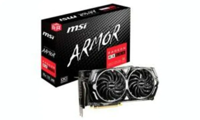 Placa de Vídeo MSI AMD Radeon RX 580 Armor X, 8GB, GDDR5 - RX 580 ARMOR X