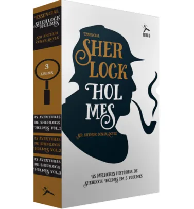[1ª COMPRA/APP] Box - Sherlock Holmes: As Aventuras de Sherlock Holmes (3 volumes) | R$4,97