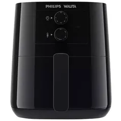 Fritadeira Elétrica Sem Óleo Air Fryer Philips Walita RI9201 4,1 L - Preta