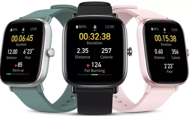 Amazfit GTS 2 Mini - 3 cores disponíveis