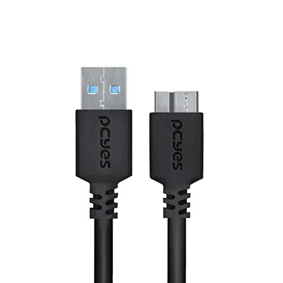 CABO PARA HD EXTERNO USB A 3.0 USB B 3.0 (10 PINOS)- PCYES - 3 Metros