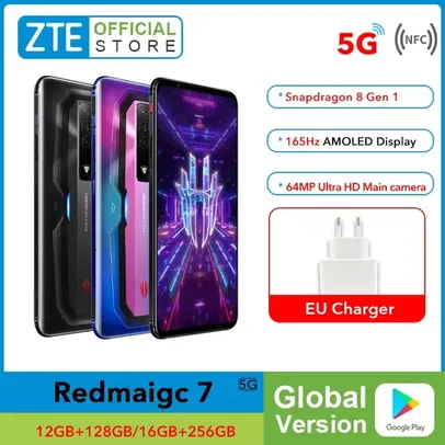 Smartphone ZTE Nubia Redmagic 7 5G 128GB 12gb