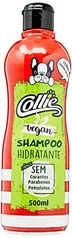 Shampoo de Pêlos Para Cães e Gatos, Morango, Collie, 500ml, Vermelho