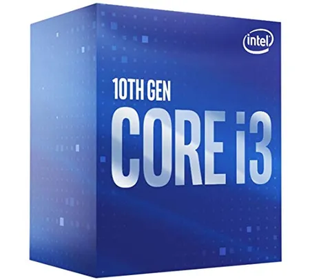 Processador Intel Core i3-10100F, Cache 6MB, 4.30 GHz, LGA 1200 - BX8070110100F