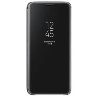 Capa Protetora Samsung Clear View Standing para Galaxy S9 - Preto