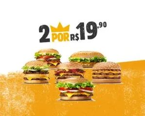 [RAPPI + BK] 6 LANCHES POR R$4,85