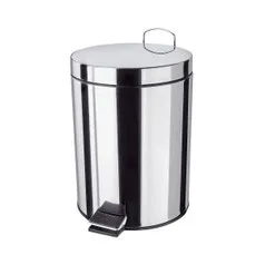 Lixeira Comum 5 Litros em Inox Euro Home Organização e Limpeza | R$35