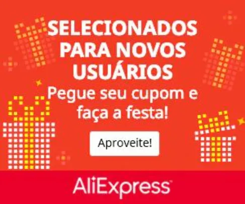 Cupons de Novos Usuários no Aliexpress