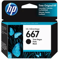 Cartucho HP 667 Preto