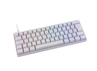 Teclado Mecânico Gamer Husky Gaming Blizzard, Branco, 60%, Switch Gateron Red, ABNT2, RGB - HGMO001