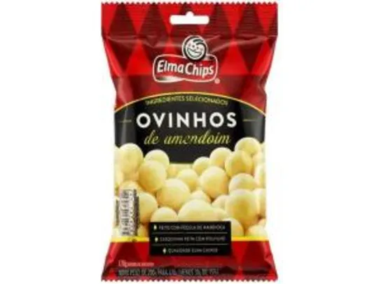 (Clube Ouro) Amendoim Ovinhos Elma Chips - 170g | R$2,50