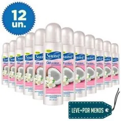 [RICARDO ELETRO]  Leve Mais Pague Menos: 12 Desodorantes Aerosol Suave Jasmim e Coco 160ml por R$ 50