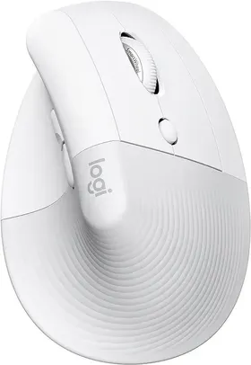 Mouse Logitech Lift Vertical Ergonômico - Branco