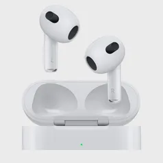 Fone de Ouvido AirPods 3ª Geração Sem Fio Bluetooth Com Estojo de Recarga MagSafe