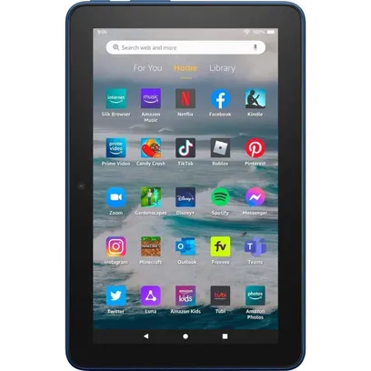 Foto do produto Tablet Amazon Fire Hd 7 12° Gen 7" 16 Gb Wi-Fi - Azul Denim
