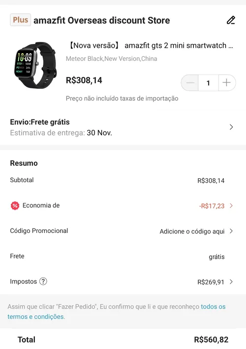 Imagen na descrição da promoção