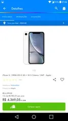 [APP] iPhone Xr 128GB iOS12 | R$3300