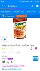 Molho de tomate Quero Clube da lu + magalupay